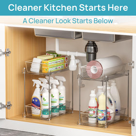 Vtopmart easy-glide pulls ensure quiet, reliable operation.
