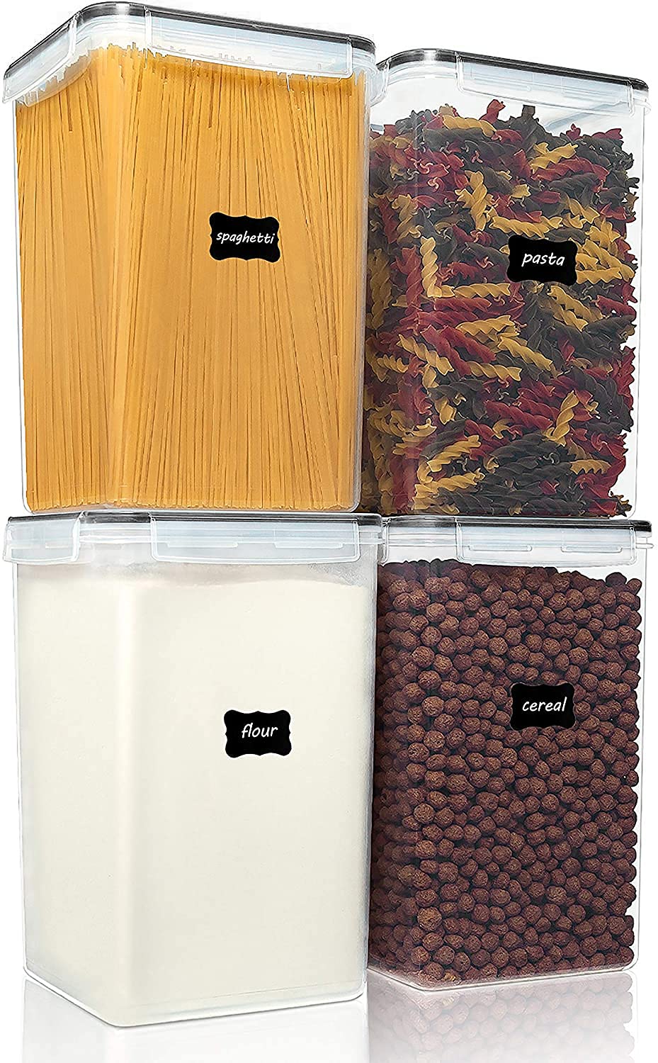 Vtopmart extra-large tall container for spaghetti keeps pantry organized and contents visible