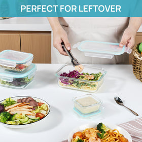 Vtopmart glass square 27oz container great for bulk foods.