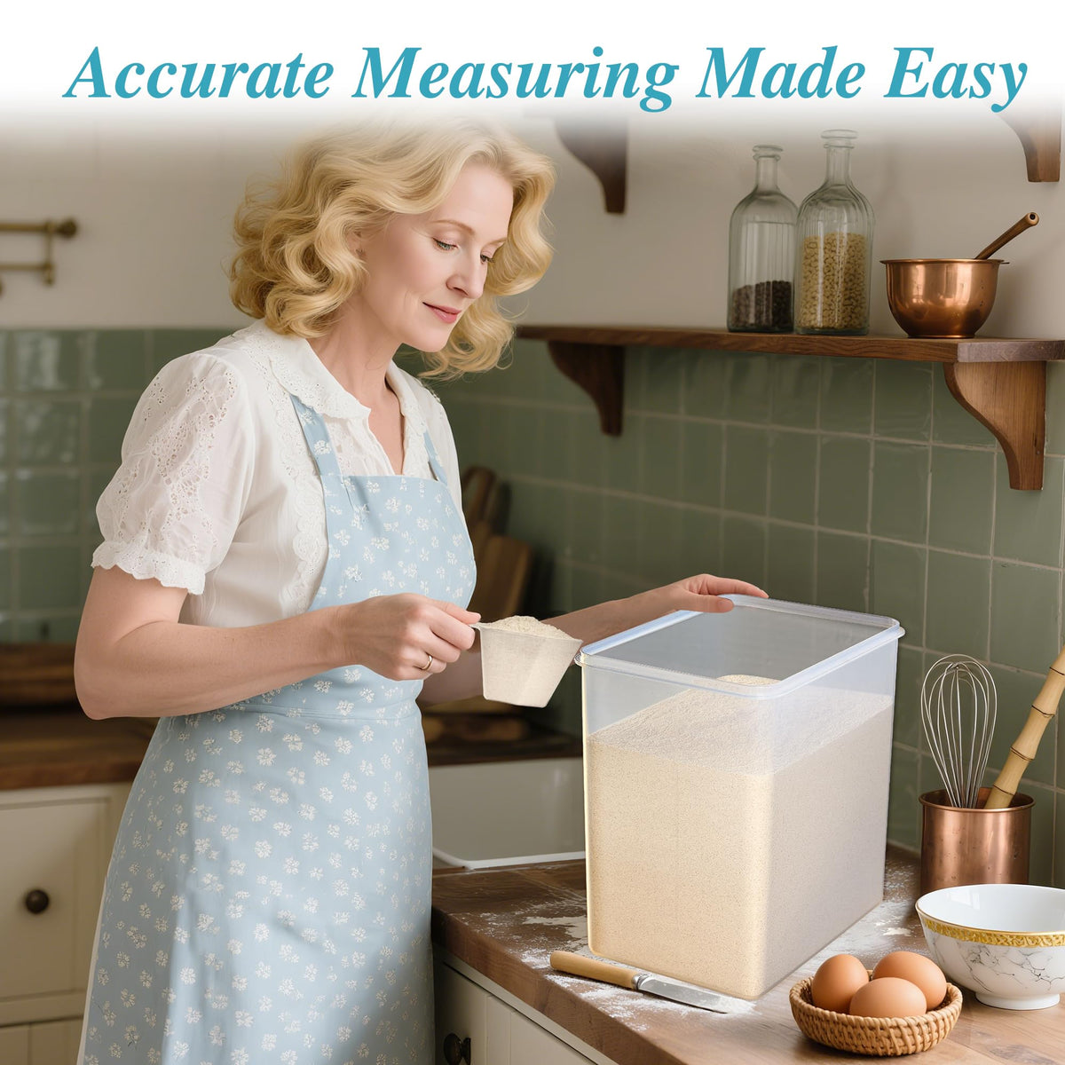 Vtopmart graduated measurement marks for precise ingredient portioning.
