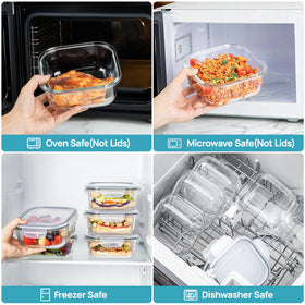 Vtopmart 27oz containers ideal for gym, picnics, and office lunches.