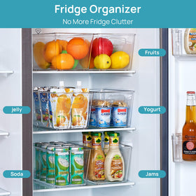 Vtopmart kitchen bin with built-in handles for easy transport