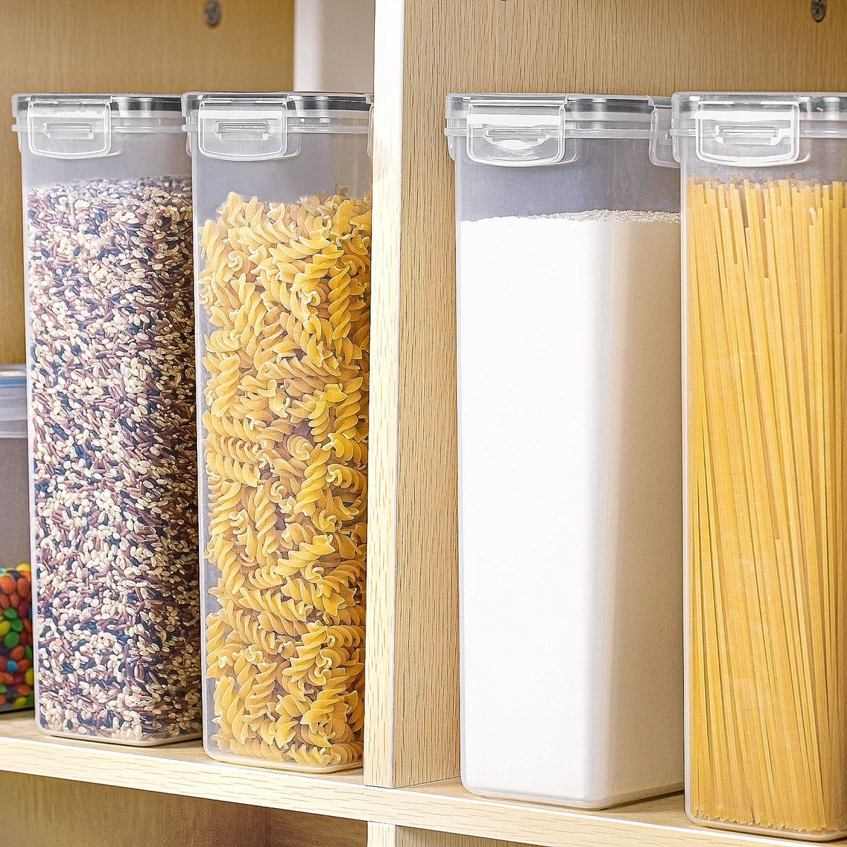 Vtopmart 24 labels included for easy pantry labeling