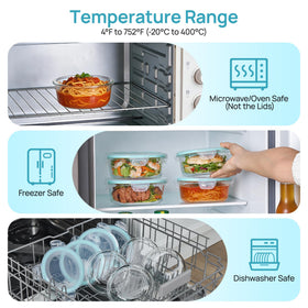 Vtopmart easy-clean silicone seal is removable for thorough washing.