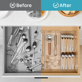 Vtopmart non-slip bottom trays prevent shifting during use.
