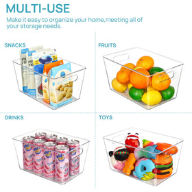Vtopmart pantry organization setup on a shelf shows tidy storage.