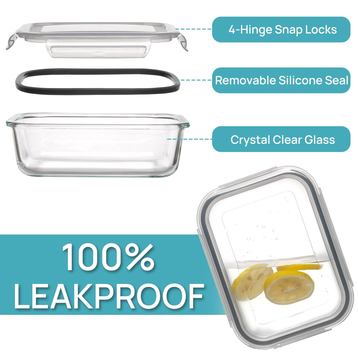 Vtopmart removable seals closeup for easy cleaning and residue prevention.