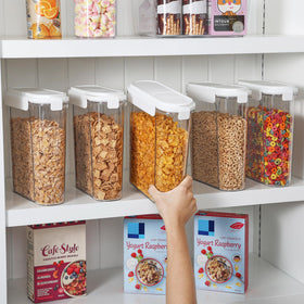 Vtopmart slim design fits neatly in cabinets for space-saving storage.