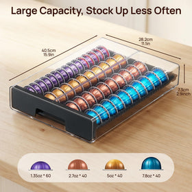 Smooth pull-out drawer for quiet, jam-free access