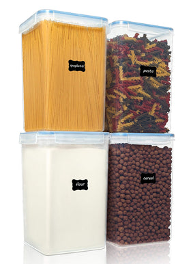 Vtopmart spaghetti stored in the tall airtight container for freshness.