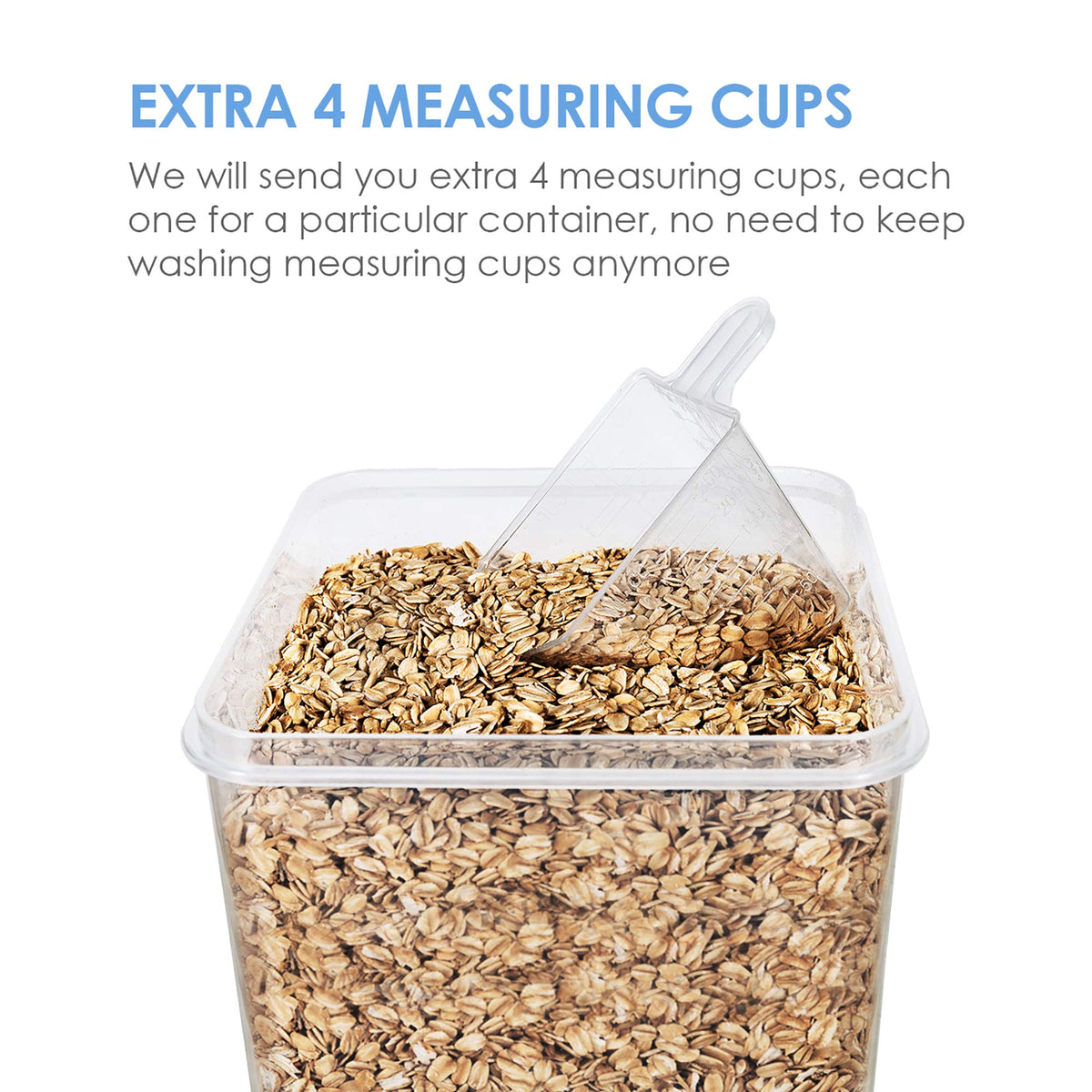 Vtopmart stackable design maximizes small kitchen space.