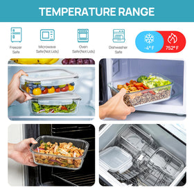Vtopmart stackable design saves fridge space and improves organization.
