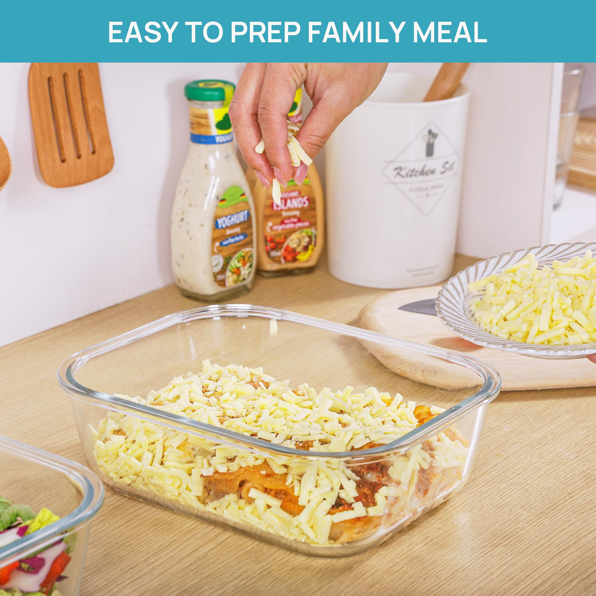 Stackable Vtopmart containers save fridge space