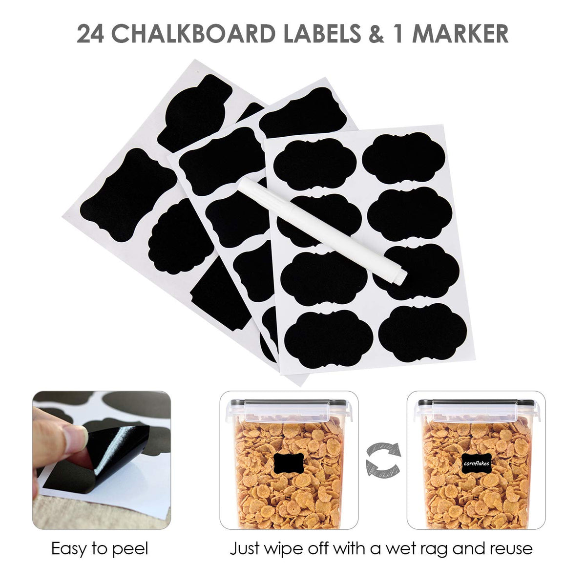 Vtopmart stackable design saves cabinet space and improves organization