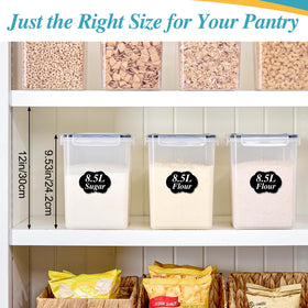 Vtopmart stackable pantry containers optimize kitchen organization