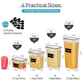 Vtopmart stackable pantry setup saves space and simplifies access.