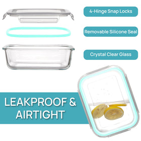 Vtopmart dishwasher-safe containers simplify cleanup after meals.