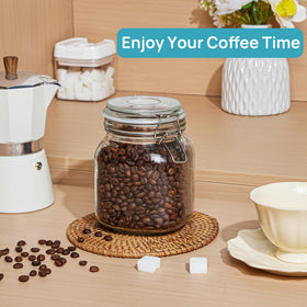 Vtopmart wide-mouth design eases filling and cleaning of jars.