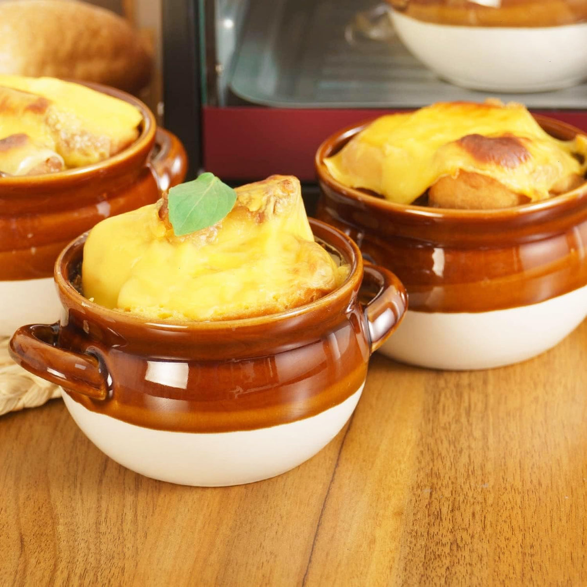 Vumdua ceramic soup bowls set of four for durable everyday meals.