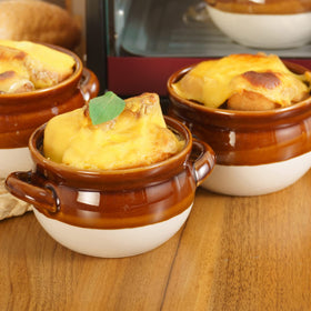 Vumdua multi-use ceramic soup bowls set with durable glaze