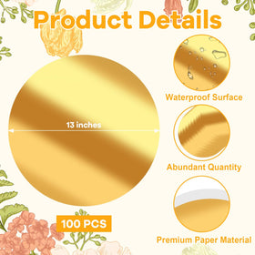 Vumdua wedding placemats create luxurious table decor for guests.