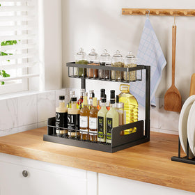 VUSIGN L-shaped design fits around pipes for maximum space.