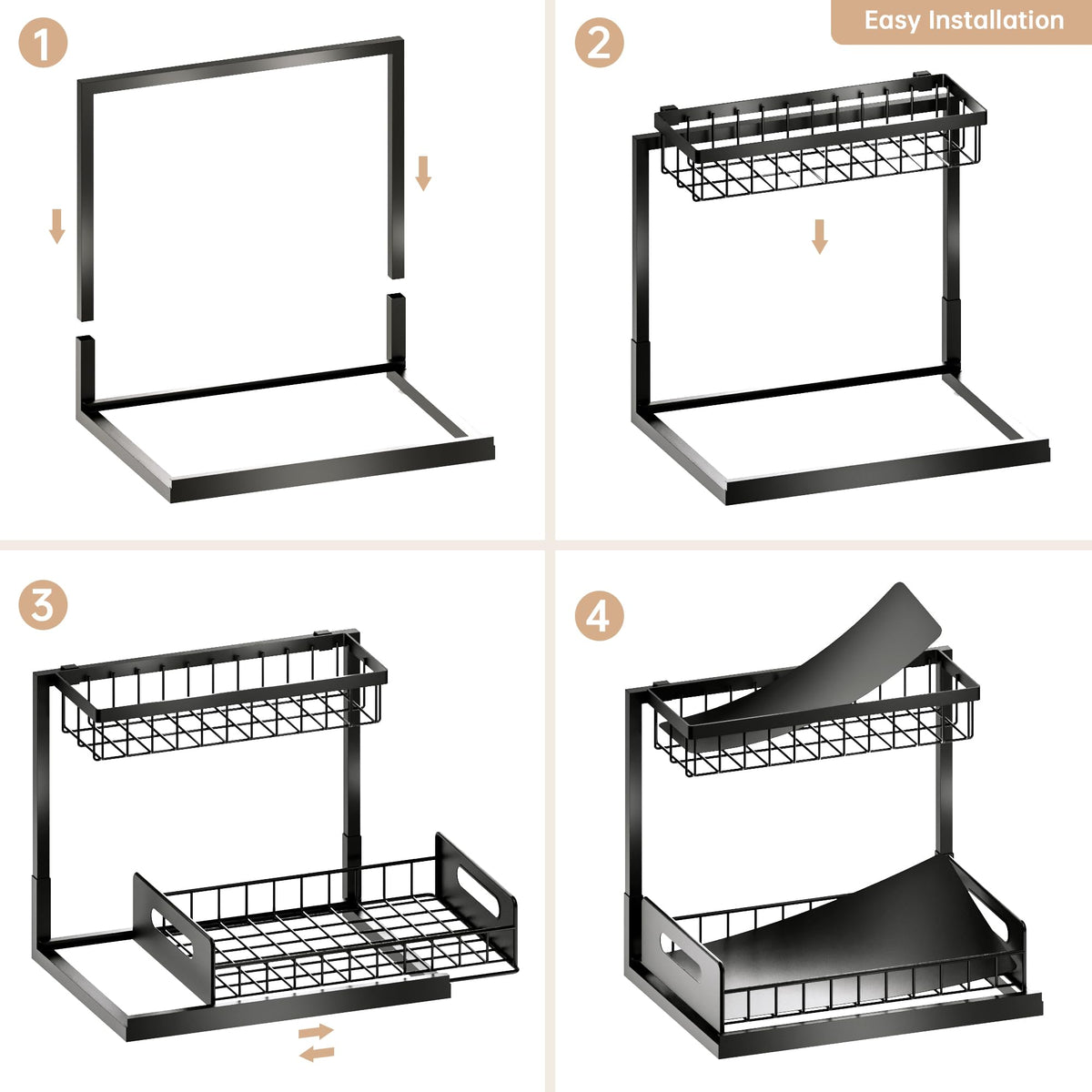 VUSIGN bottom suction cups add stability during use.