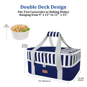 Vuudh outer zip pocket stores utensils and napkins for easy setup.