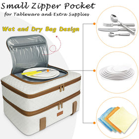Vuudh durable water-resistant oxford material keeps the bag clean.