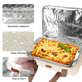 Vuudh insulated interior lining protects against leaks while easy wipe-clean after meals.