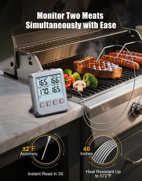 Vuwwey 40-inch probes extended across the grill for flexible placement.