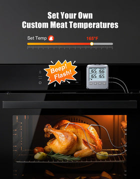 Vuwwey large backlit display for easy reading in low light kitchens.