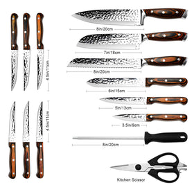 Vvwgkpk 8-inch chef knife edge close-up for precise slicing