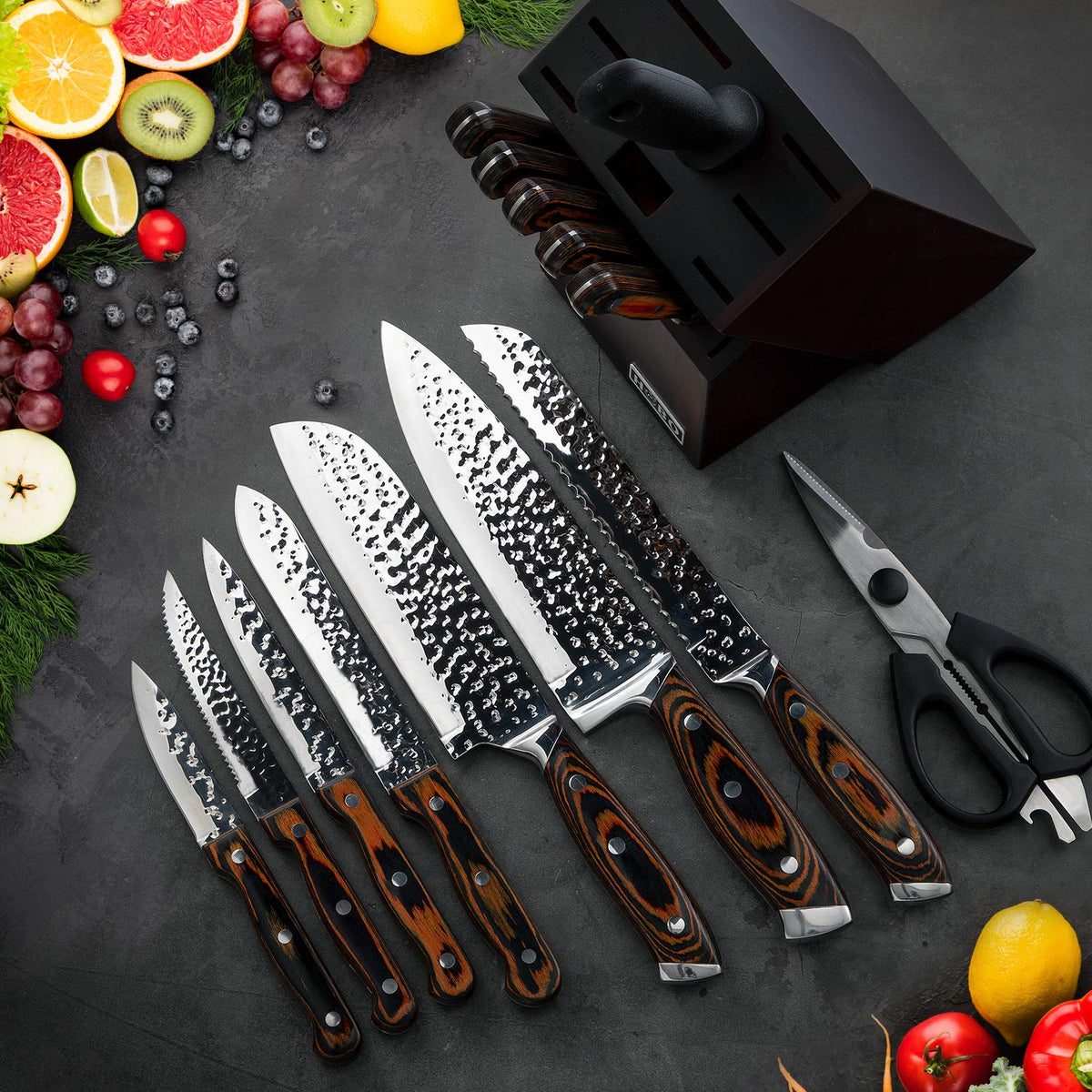 Vvwgkpk steak knives 4.5-inch set ideal for at-table service