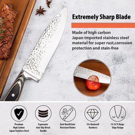 Vvwgkpk 5-inch utility knife for mid-size prep work.