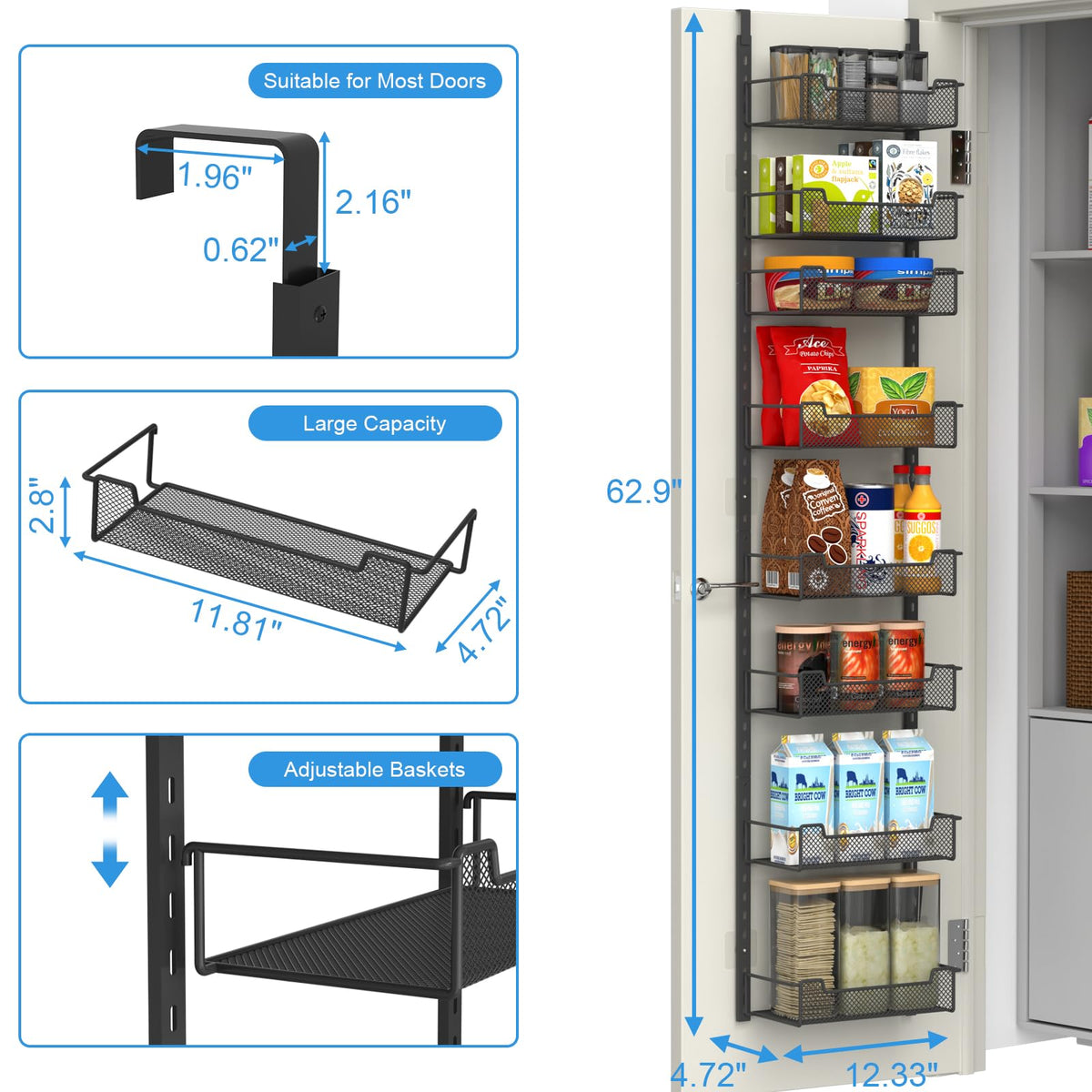 VyGrow carbon steel rack offers durable, rust-resistant daily use.