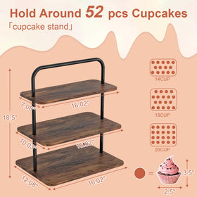 VyGrow Cupcake Stand assembly guide and dessert display setup