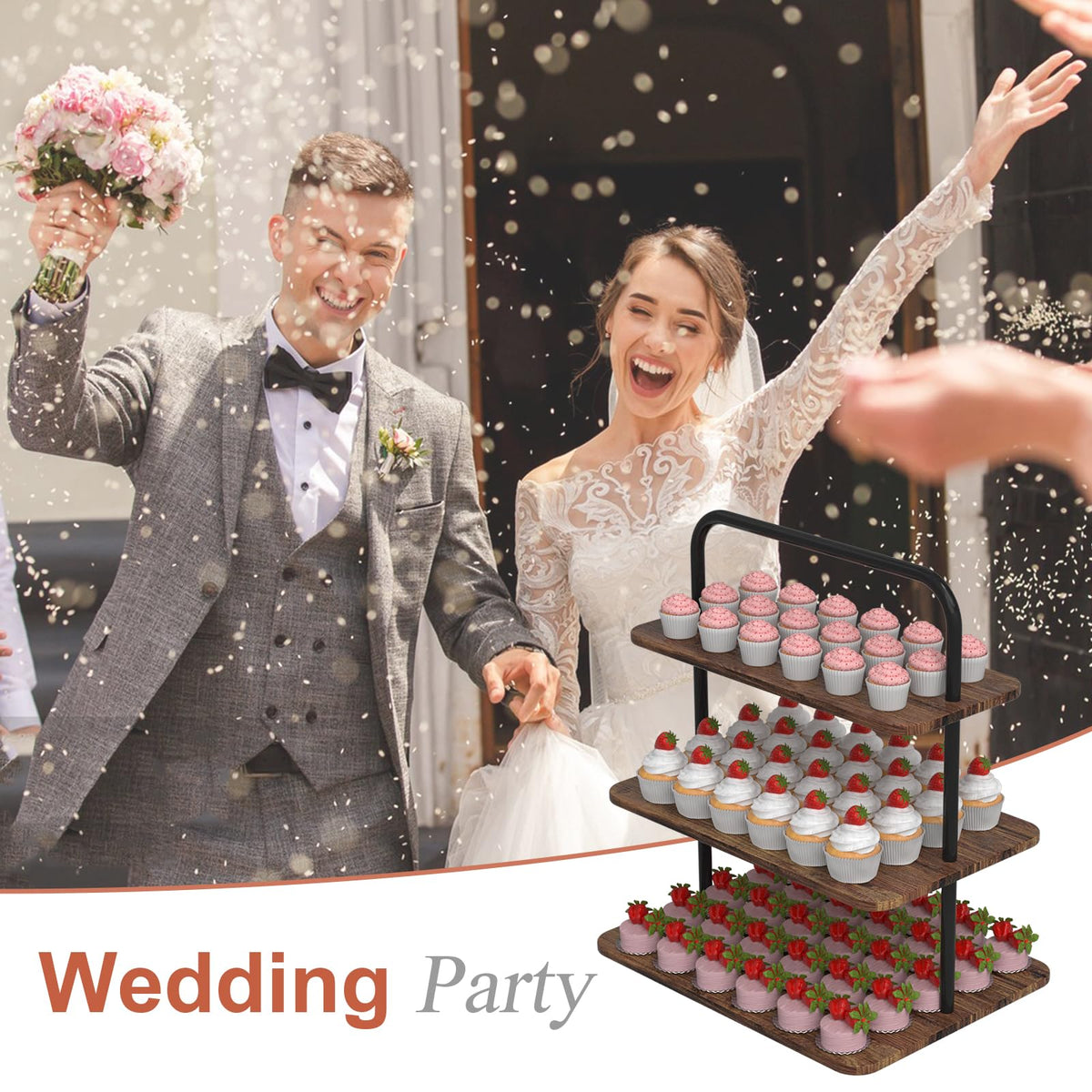 VyGrow Cupcake Stand for weddings and Christmas decor