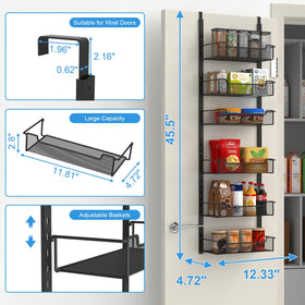 VyGrow durable carbon steel frame supports heavy groceries and pantry cans.
