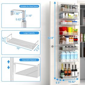 VyGrow carbon steel frame resists rust for durable pantry organization.