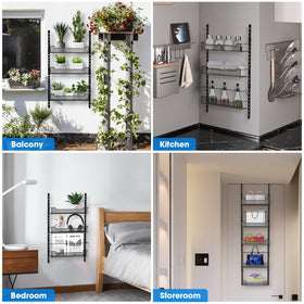 VyGrow easy assembly over-the-door rack installs quickly with no tools