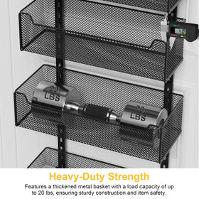 VyGrow heavy-duty metal construction suitable for kitchens and laundry rooms