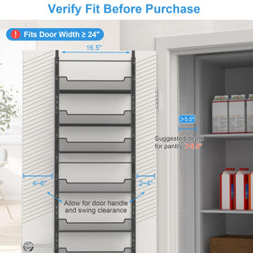 VyGrow wall anchors and screws included for secure mounting