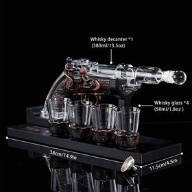 VYLPM four whiskey glasses for precise pours during tastings