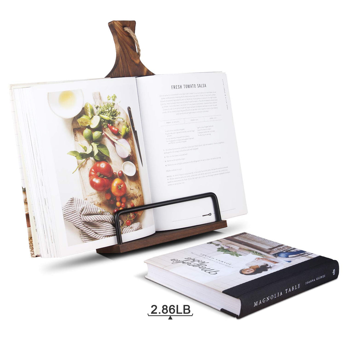 VYNOPA hands-free setup reduces clutter during meal prep.