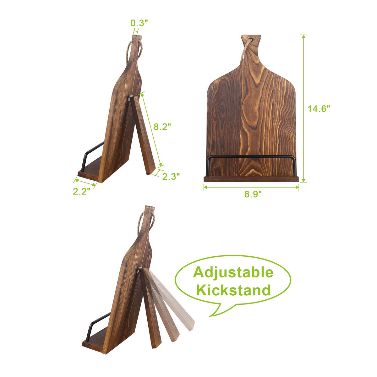 VYNOPA versatile holder fits multiple sizes in the kitchen or studio.