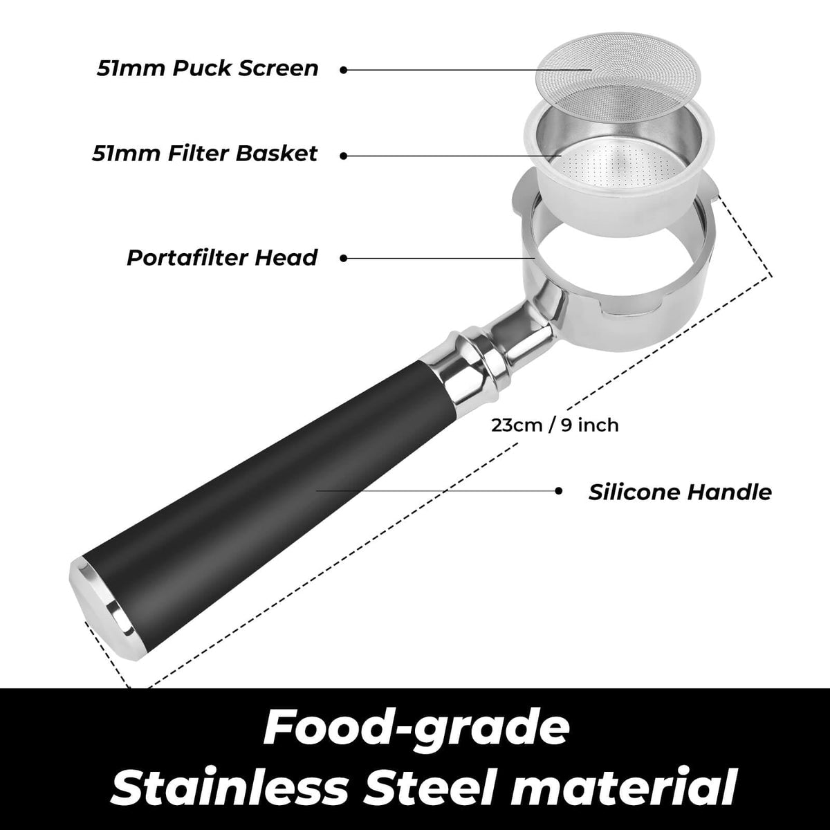 Vyranexa removable design allows quick disassembly and easy cleaning.