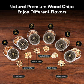 Pear wood chips add delicate fruit notes to drinks with VYRONALEN