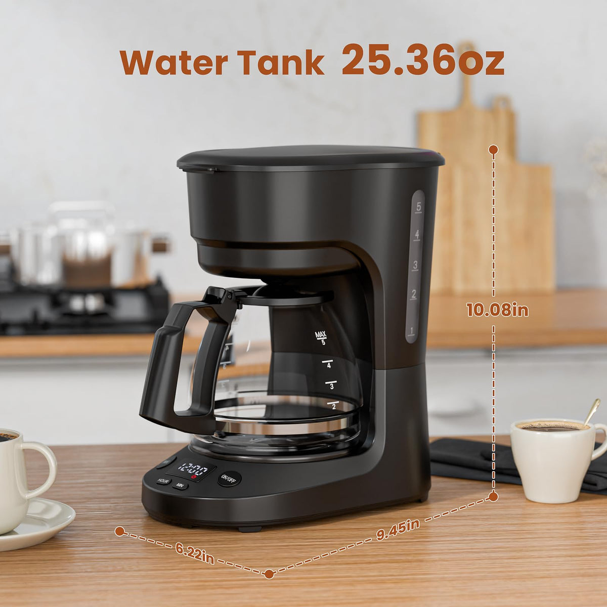 WAA compact design fits 1-2 servings in small spaces.