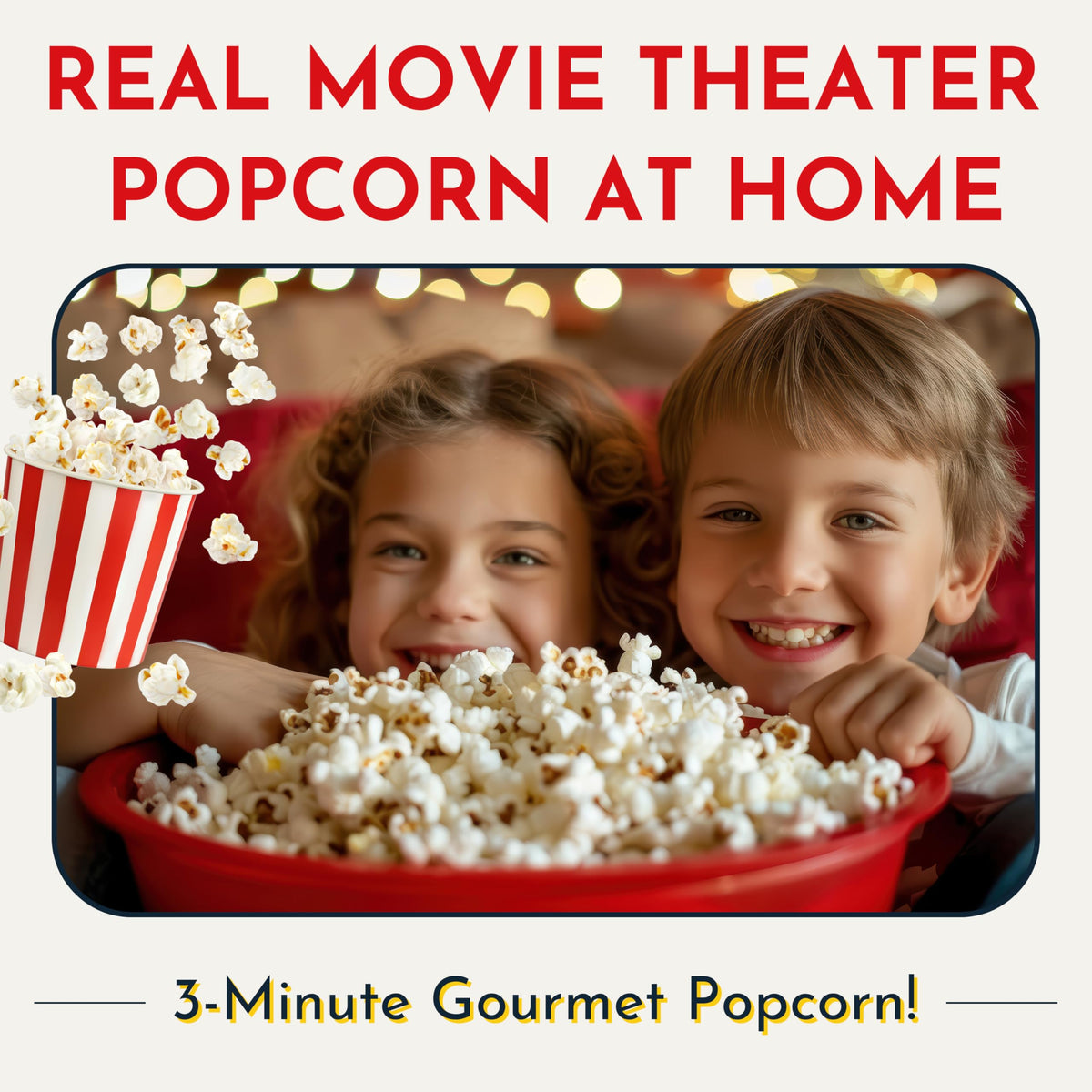 Whirley Pop patented stirring system ensuring even heat and fewer unpopped kernels